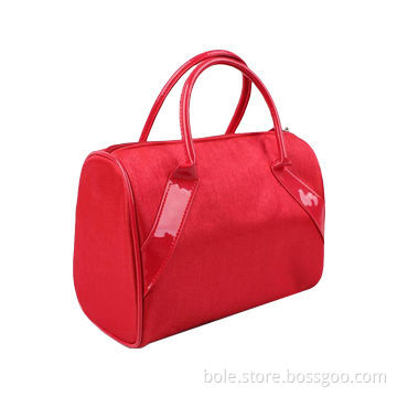 Quilted Satin Cosmetic Bag Set in S/M/L Sizes, OEM Orders are Welcome, Can be Customized